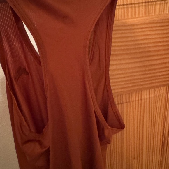 Tracksmith Rust Brown Racerback Tank Top - Picture 2 of 2